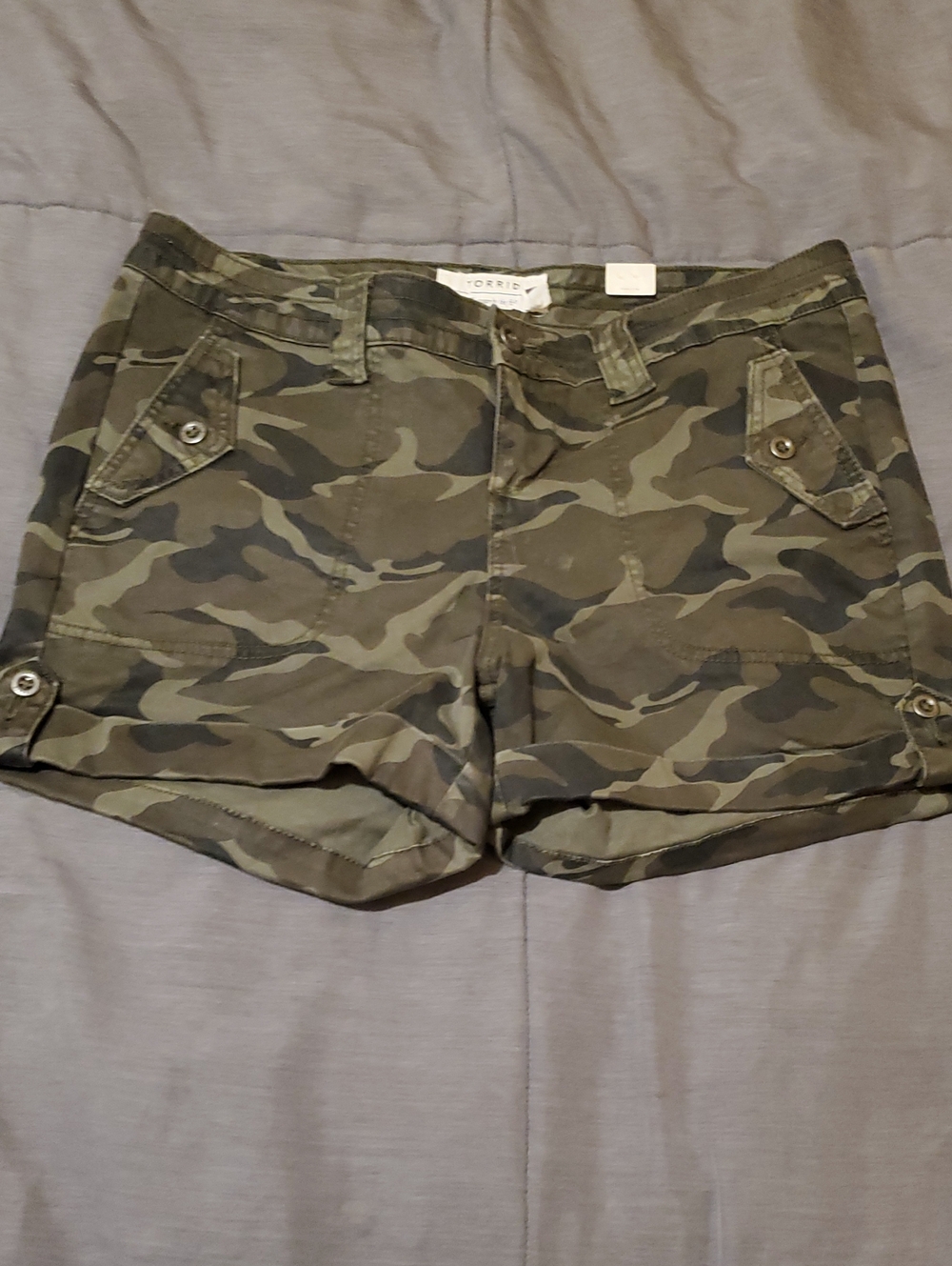 Torrid Camo Shorts size 12 NWT
